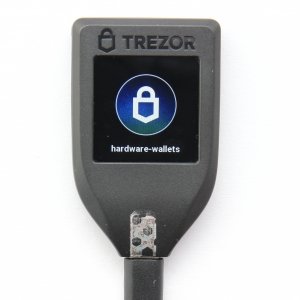 TREZOR T entsperrt