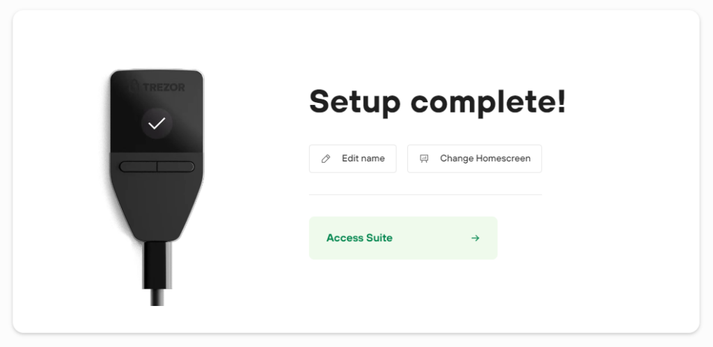 Trezor Suite Caja Fuerte 3 Finales