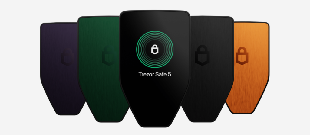 Trezor Safe 5 Colores
